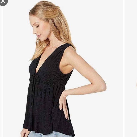 Free people black baby doll tank - Picture 3 of 8